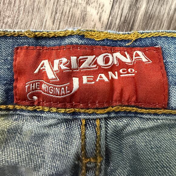 Arizona Jean Co Men’s Blue Denim Carpenter Jeans 30x30 Relaxed Fit Workwear - Picture 5 of 9